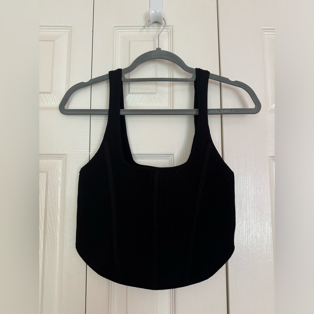 Forever21 Black soft corset top